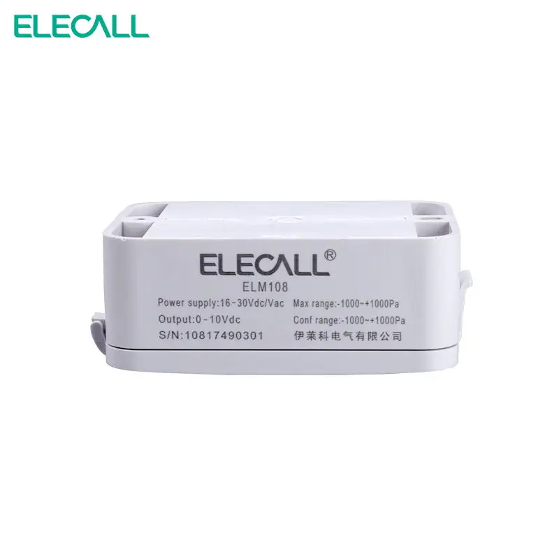 ELECALL ELM108 micro diferencinio slėgio siųstuvo Oro slėgio siųstuvo slėgio jutiklis 0-5000pa 0-10V