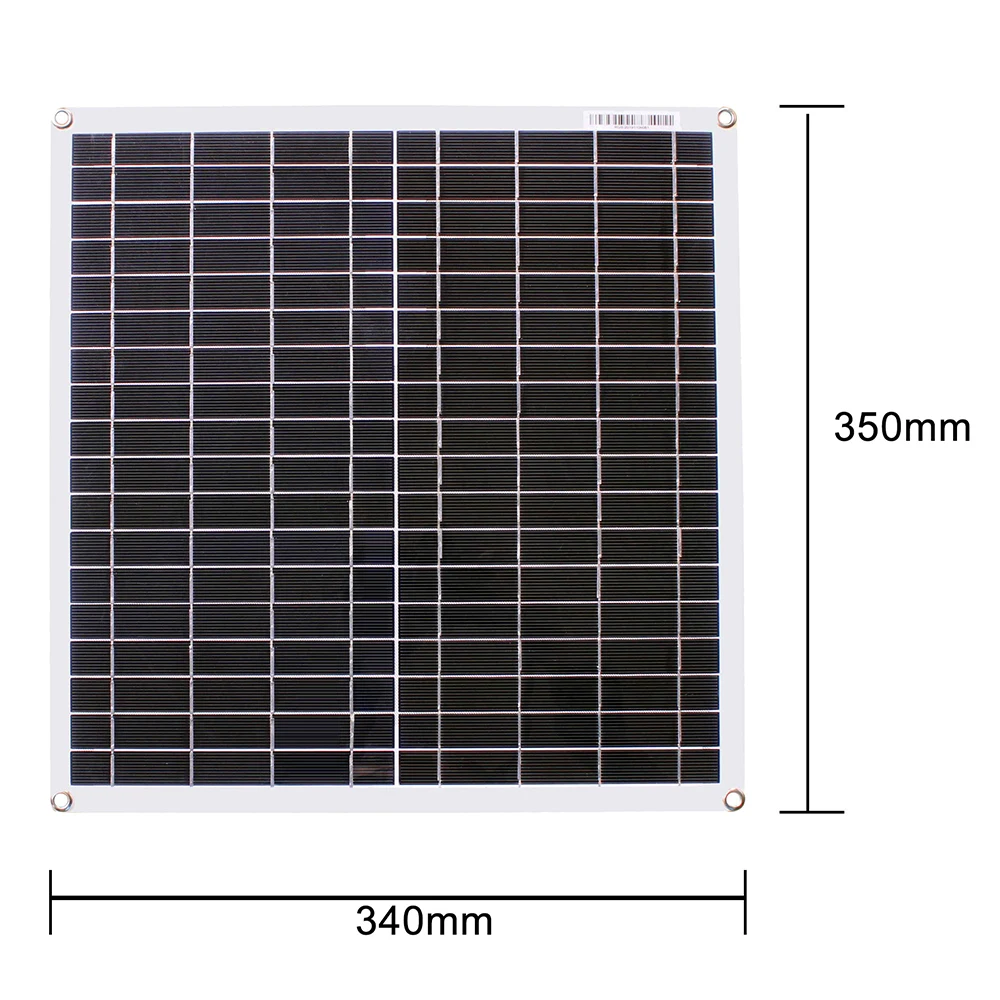 18V 10w 20w 40w 100Wsolar skydelis rinkinys Skaidri, lanksti Monokristalinius saulės elementų 