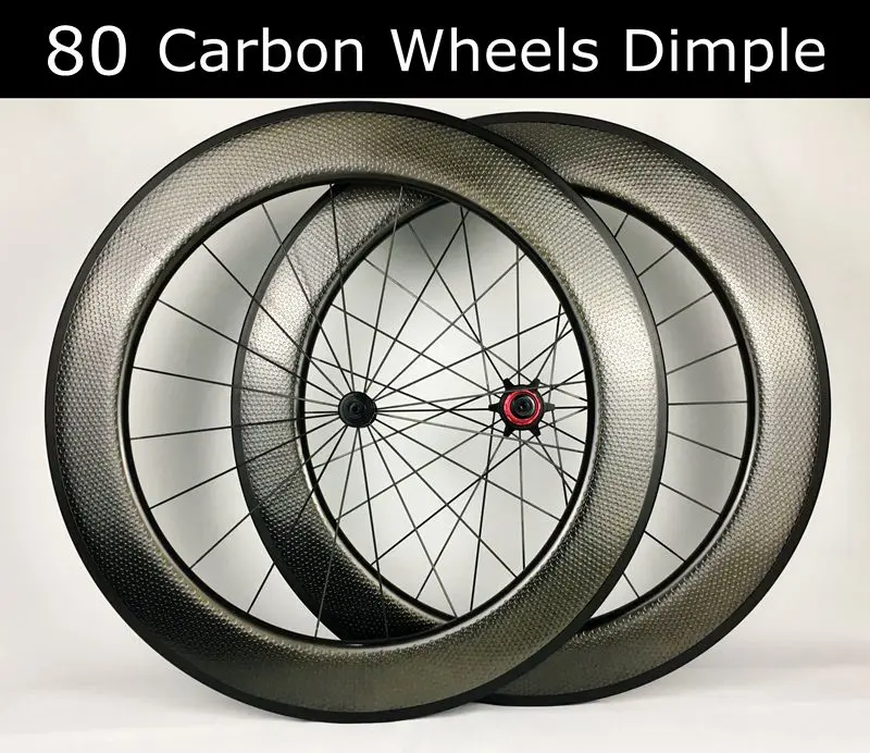 700C road bike anglies varantys 80mm Dimple aširačio kniedė, skirta vamzdinės Pasirinkta z hub