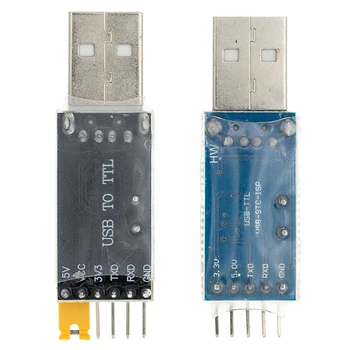 100VNT PL2303HX USB Į RS232 TTL Konverterio Adapterio Modulis/USB TTL Konverterio UART Modulis CH340G Modulis 3.3 V 5V