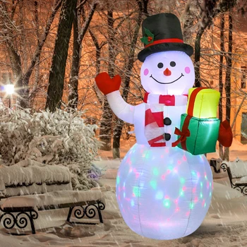 150cm, LED Apšvietimas, Sniego Pripučiami Oro Siurblys Patalpų Lauko Pripučiami Žaislai, Šventės, Kalėdos, naujieji Metai Šalis Ornamentu Dekoras