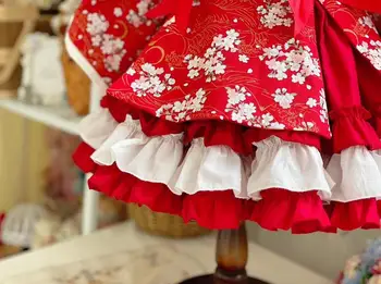2VNT Rudens, Gimtadienio, Kalėdų ilgomis Rankovėmis Suknelė ispanijos Derliaus Lolita Kamuolys Suknelė Princesė Suknelė mergaitėms turkijos Y3436