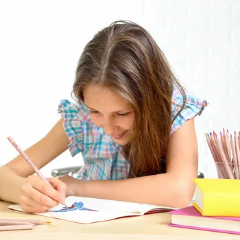 48 NAUJAS Minkštas žurnalas Spalvos netoksiškos spalvoti pieštukai lapis de rk spalvoti pieštukai Mokykliniai Reikmenys vaikai prismacolor spalvų pieštukų