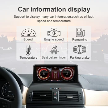 Android 10.0 EBILAEN Automobilio Multimedijos Grotuvo BMW X3 E83 Autoradio Navigacijos GPS Stereo Headunit IPS 10.25 
