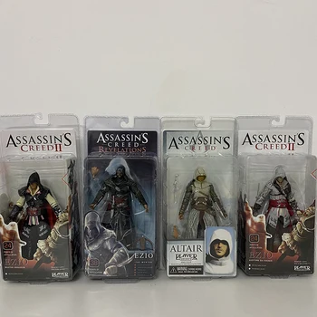 Assassin Creed Kilmę Creed Ezio Altair Serijos 4 Connor Haytham Edward Kenway Mohawk Veiksmų Skaičius, Kolekcionavimas Modelis Žaislas 15cm