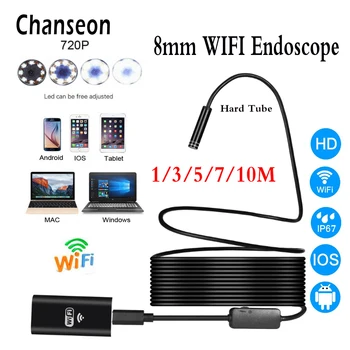 Chanseon 8mm Wifi Endoskopą Kamera IOS Endoskopą 