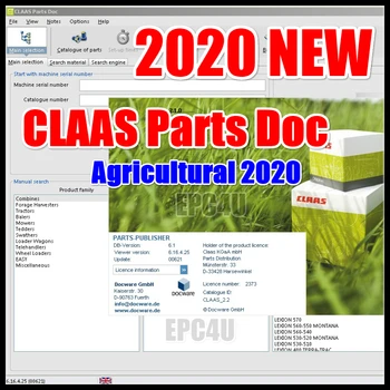 Claas Dalys Doc 2.2 žemės Ūkio Atnaujinta 621 [03.2020] EPK neribotas įdiegti