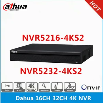 Dahua anglų kalba NVR5208-4KS2 8ch & NVR5216-4KS2 16ch & NVR5232-4KS2 32ch Tinklo Vaizdo įrašymo be PoE prievadai, 4 K NVR