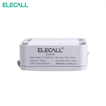 ELECALL ELM108 micro diferencinio slėgio siųstuvo Oro slėgio siųstuvo slėgio jutiklis 0-5000pa 0-10V