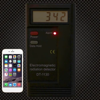 Elektromagnetinės Spinduliuotės Detektorių LCD Skaitmeninis EMF Matuoklį Dozimetro Testeris DT1130 -v
