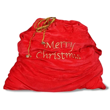 Eraspooky Plius dydis Deluxe Kalėdų Komplektus Kalėdų Senelio Kostiumas Vyrams Suaugusiųjų Naujųjų Metų Aksomo Fancy Dress Skrybėlę Pilvo Dovanų Maišelis