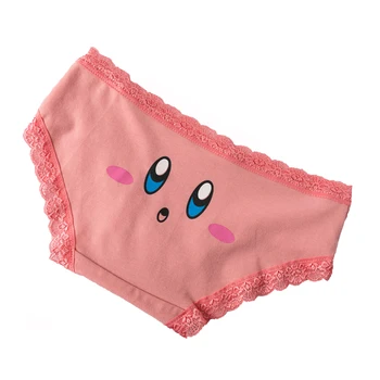 Kirby Nuotykių Visi Žvaigždė Kirby x YUMMY Laisvi Marškinėliai Kelnaitės Anime Vasaros Marškinėliai Batwing Rankovės Viršuje Tee Nėrinių Šortai Helovinas