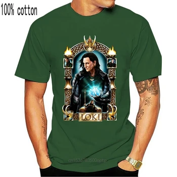 Loki Mens Black T-Shirt Tees S-3XL