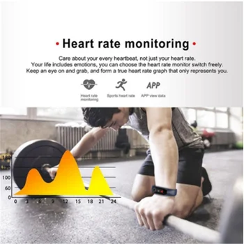 M3 Pro Smart Juosta atspari Vandeniui Fitness Tracker Žingsnis Counter Skambinkite Pranešimą Priminimas Apyrankę Watchband Vyrams, Moterims, Vaikams