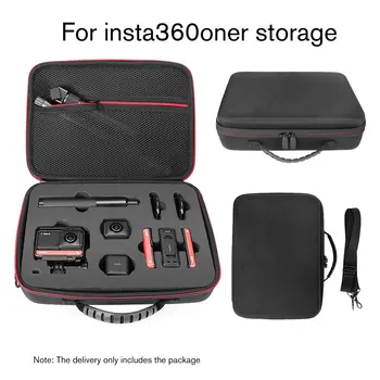 Mini lagaminas, Neperšlampamas Maišelis Laikymui Sunkiai Shell Langelį Insta360 VIENAS R Fotoaparatą, Nešiojamą Gimbal Priedai