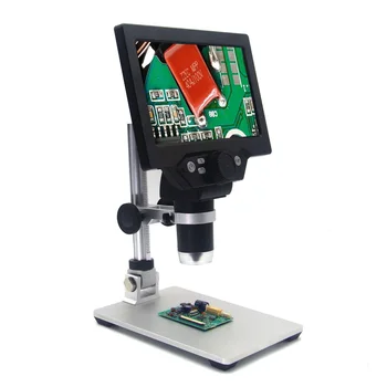 Mustool G1200 2019 Naujausias Skaitmeninio Mikroskopo 12MP 7 Colių HD LCD Ekranas 1-1200X Nuolatinio Stiprinimo Pasukti didinamasis stiklas