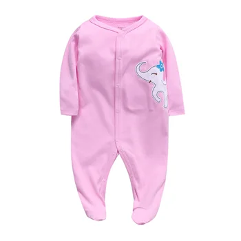 Naujas Gimęs Kūdikis Drabužiai Mergaitėms Rompers Kūdikiams, Kūdikių Animacinių Filmų Laipiojimo Jumpsuit Medvilnės Minkštas Drabužių Rudens Berniukų Pižama Sleepwear
