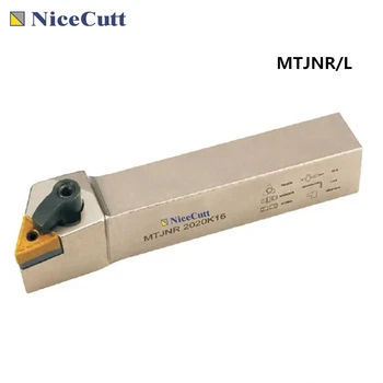 Nicecut MTJNR/L1616H16/2020K16/2525M16 Išorės Tekinimo Įrankio Laikiklis Pjovimo Įrankis Tekinimo Įterpti TNMG1604 ping