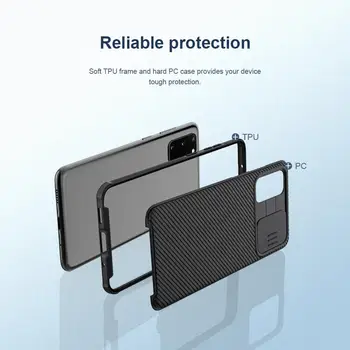 NILLKIN CamShield Pro Case For Samsung Galaxy S20 dangteliu kameros apsaugos Galaxy S20 5G atveju galinį dangtelį