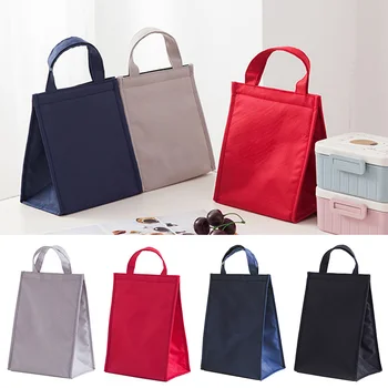 Paprastas stilius izoliuoti pietūs maišą, izoliuoti iškylą aliuminio folija, atsparus vandeniui pietūs maišą maisto išsaugojimo saugojimo krepšys