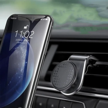 Patobulinta versija metallic black magnetinio mobiliojo telefono laikiklis, automobilių puošyba, vidaus aksesuarai, remti įvairių mobiliųjų telefonų