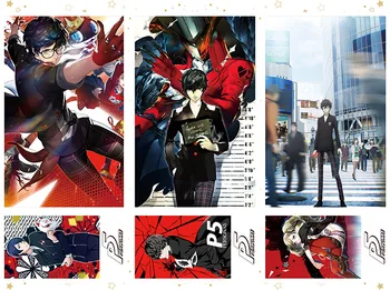Persona 5 Veikėjas Joker-Ų Amamiya Ryuji Sakamoto Atvirukai Atvirukai Lipdukas Artbook Knygelėje Dovana Cosplay Rekvizitai Knyga Rinkinys