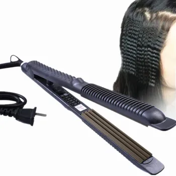 Profesionalūs Elektriniai Plaukų Ištiesinimo Priemonės, Butas Geležies Hair Curler Keramikos Curler Banguotas Plaukų Priežiūra Stilius Įrankis Nelygumai Banga