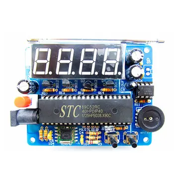 Tea5767 Mini Stereo Fm Radijo Modulis Su Teleskopine Antena Ir Ragų 87-108Mhz Garsiakalbis Elektronikos Rinkinys