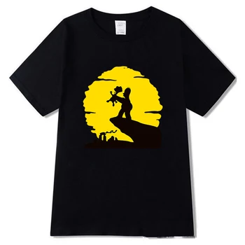 Vasarą Vyrai T-shirt Homer Simpsons Bart Simpsons Atspausdintas T Shirts O-kaklo Viršūnes Tee Unisex