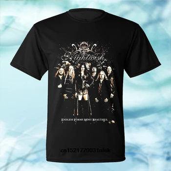 Vyrų Marškinėliai Nightwish Gotikinio Roko, Metalo Marškinėliai Naujas Mados Patogus Fitneso Tees Palaidi Tinka Juoda Viršūnės S-4Xl Moterims